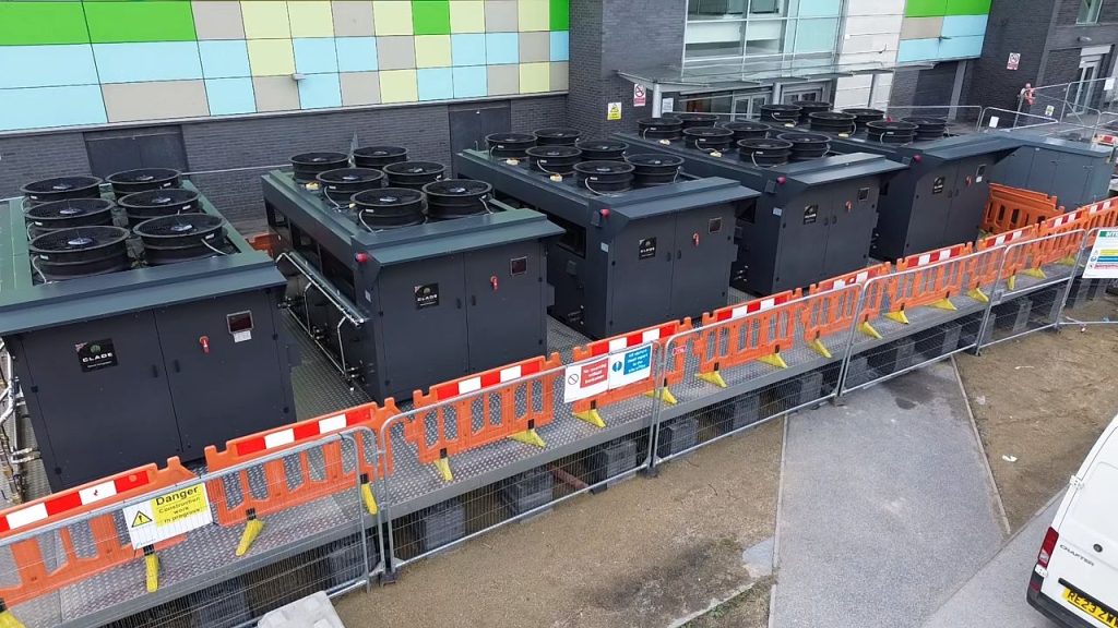 five air source heat pumps