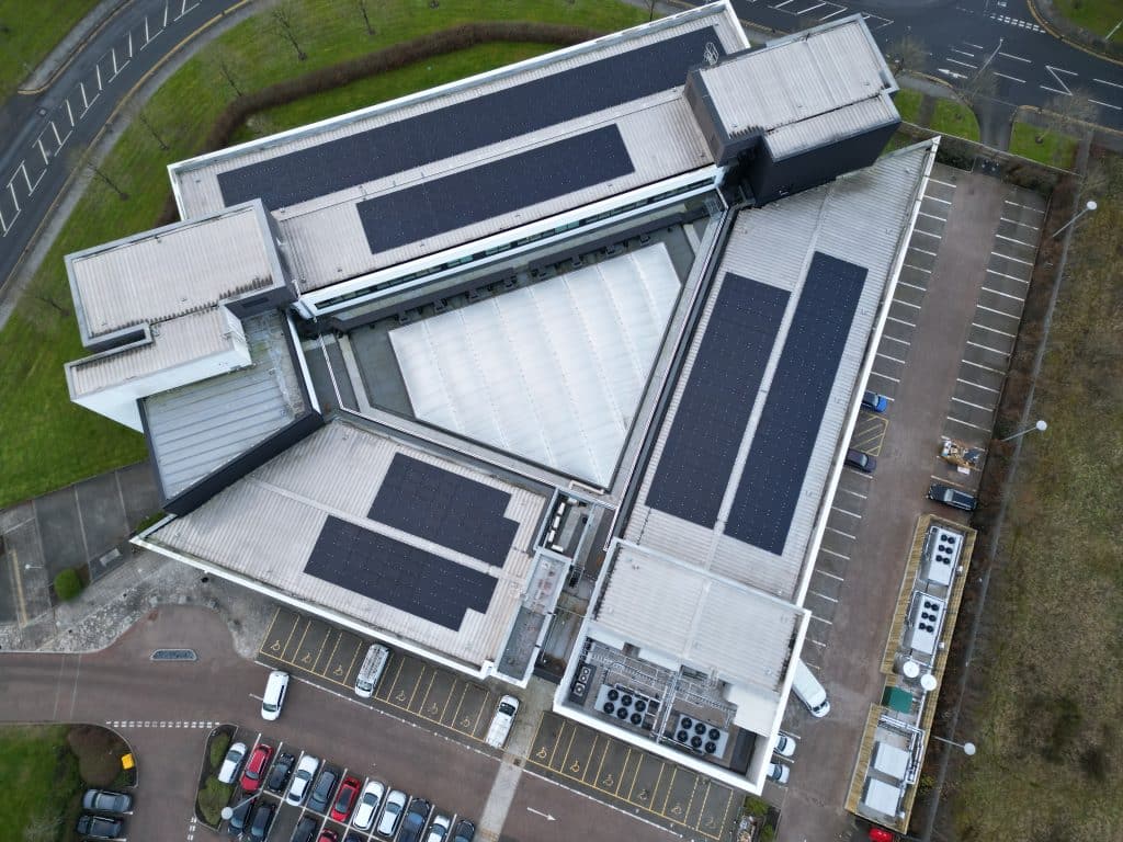 Solar panels and heat pumps